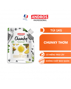 Mứt Trái Cây Pha Chế Thơm - Có miếng trái cây thật - ANDROS CHUNKY - 1kg