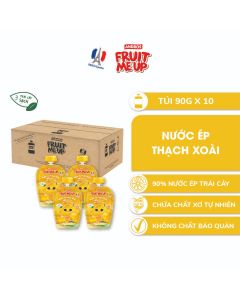 Combo 10 Túi Thạch Xoài - 90% Nước Ép Trái Cây Thật - ANDROS FRUIT ME UP- 90gx10