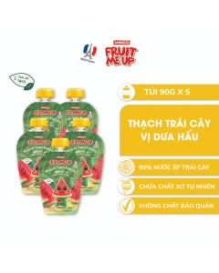 Combo 5 Túi Thạch Dưa Hấu - 90% Nước Ép Trái Cây Thật - ANDROS FRUIT ME UP- 90gx5