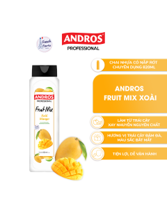 Xốt Xoài Pha Chế - Làm từ trái cây thật - ANDROS Fruit Mix - Nguyên liệu pha chế - 820ml