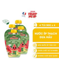 Combo 4 Túi Thạch Dưa Hấu - 90% Nước Ép Trái Cây Thật - ANDROS FRUIT ME UP- 90gx4