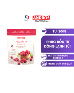 Phúc Bồn Tử Đông Lạnh  - Không chất bảo quản - Trái cây đông lạnh ANDROS IQF - 300g - [Chỉ giao HCM & Hà Nội]