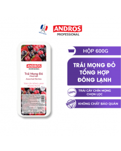 Trái Mọng Đỏ Tổng Hợp Đông Lạnh - Không chất bảo quản - Trái cây đông lạnh ANDROS IQF - 600g - [Chỉ giao HCM & Hà Nội]